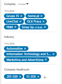 targetowanie na LinkedIn